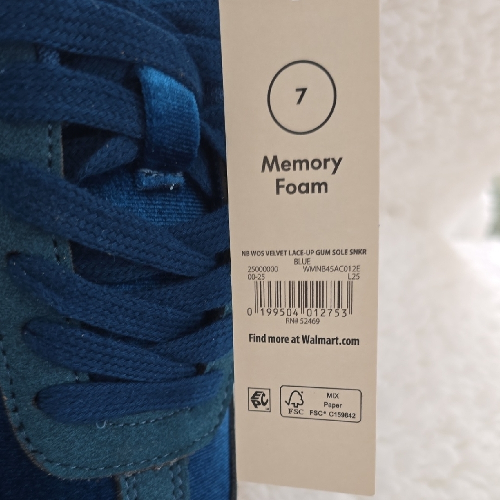 No Boundaries Teal and Brown Sneakers - Picture 3 of 7